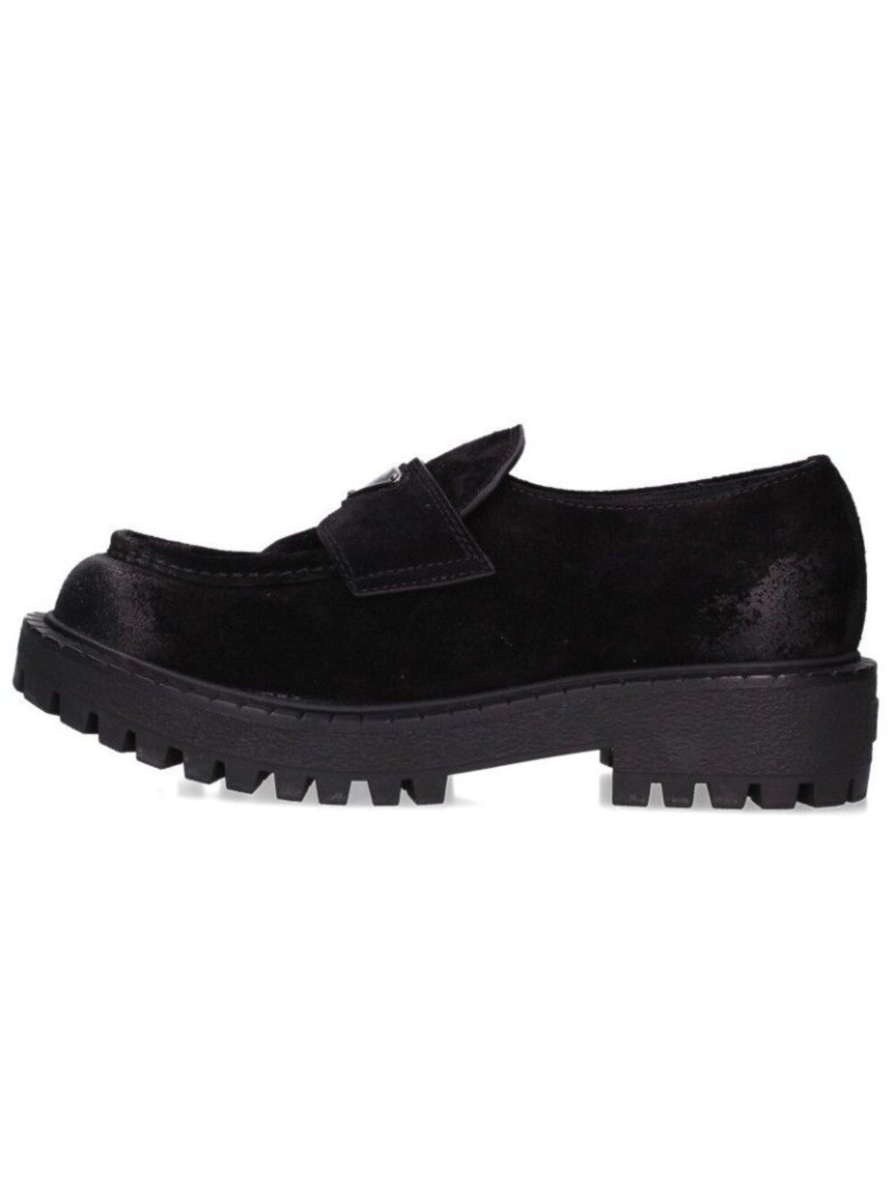 Prada Chocolate Aged Suede Loafers 6.5